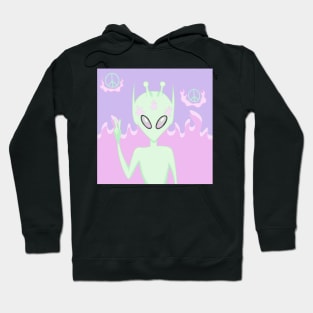 We Come in Peace Alien Hoodie